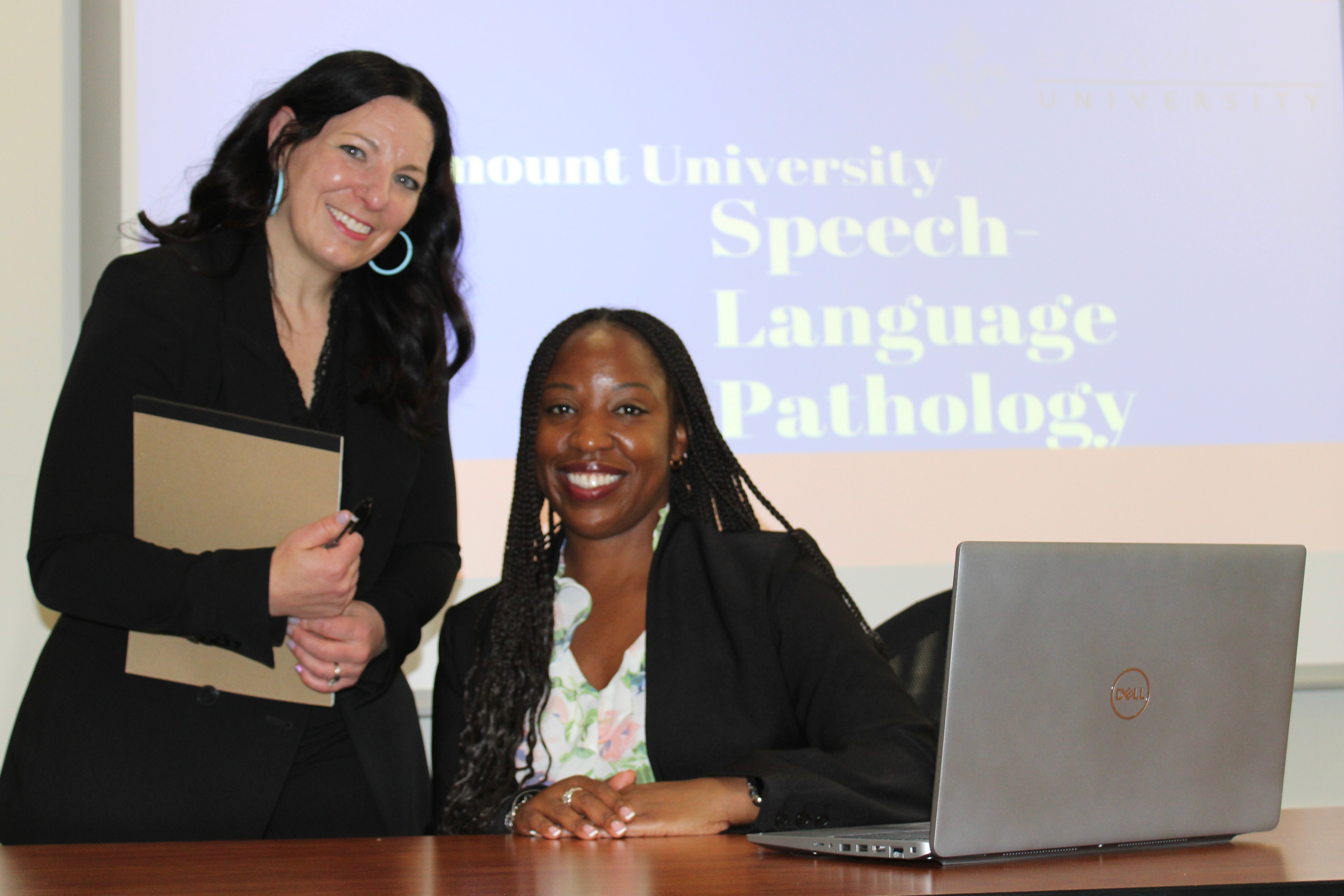 SLP Program Director and Tamika LeRay