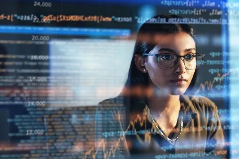 A business intelligence developer