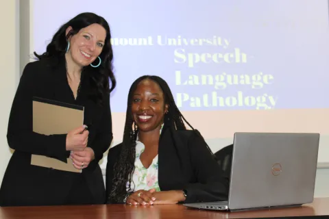 SLP Program Director and Tamika LeRay
